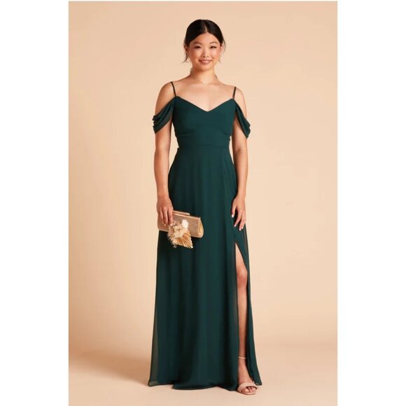 Birdy Grey NWT Devin Dress Sz XL Womens Emerald Green Convertible Dress Bridesma - Picture 1 of 16